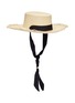 Main View - Click To Enlarge - SENSI STUDIO - Ribbon tie toquilla straw boater hat