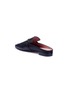 Detail View - Click To Enlarge - PEDDER RED - 'Rio' faux pearl bar leather slides