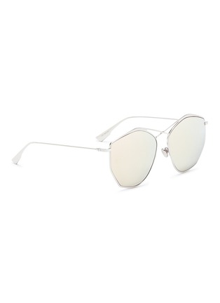Figure View - Click To Enlarge - DIOR - 'Dior Stellaire 4' metal geometric mirror sunglasses