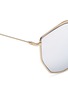 Detail View - Click To Enlarge - DIOR - 'Dior Stellaire 4' metal geometric mirror sunglasses