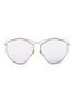 Main View - Click To Enlarge - DIOR - 'Dior Stellaire 4' metal geometric mirror sunglasses