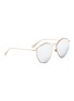 Figure View - Click To Enlarge - DIOR - 'Dior Stellaire 4' metal geometric mirror sunglasses