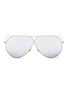 Main View - Click To Enlarge - DIOR - 'Dior Stellaire 3' cutout bridge metal aviator sunglasses