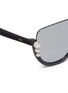 Detail View - Click To Enlarge - FENDI - 'Ribbons and Pearls Visor' mirror aviator sunglasses