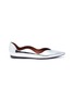 Main View - Click To Enlarge - PROENZA SCHOULER - 'Wave' mirror leather scalloped skimmer flats