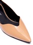 Detail View - Click To Enlarge - PROENZA SCHOULER - 'Wave' scalloped patent leather skimmer flats