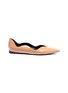 Main View - Click To Enlarge - PROENZA SCHOULER - 'Wave' scalloped patent leather skimmer flats