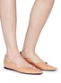 Figure View - Click To Enlarge - PROENZA SCHOULER - 'Wave' scalloped patent leather skimmer flats