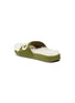 Figure View - Click To Enlarge - AKID - 'Aston' logo band faux fur sole kids sandals