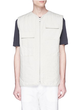 Main View - Click To Enlarge - SIKI IM / DEN IM - Quilted cotton cargo vest