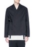 Main View - Click To Enlarge - SIKI IM / DEN IM - Stripe trim poplin kimono jacket