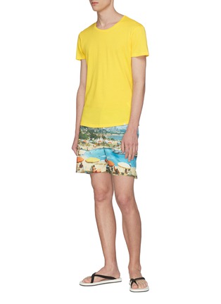 Figure View - Click To Enlarge - ORLEBAR BROWN - 'Bulldog Monte Carlo' beach print swim shorts
