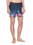 Figure View - Click To Enlarge - ORLEBAR BROWN - 'Bulldog Brolly Folly' seaside print swim shorts