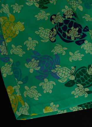  - VILEBREQUIN - 'Moorise' glow in the dark turtle print swim shorts