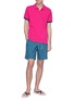 Figure View - Click To Enlarge - VILEBREQUIN - 'Palatin' contrast cuff polo shirt