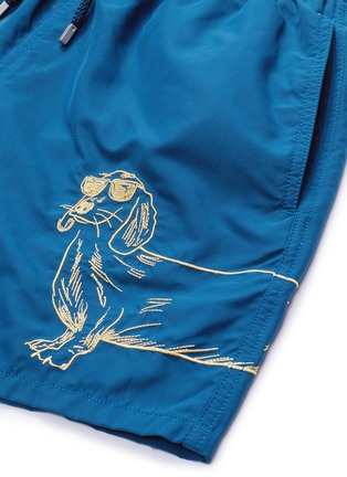  - VILEBREQUIN - 'Motu' sunny dog embroidered swim shorts