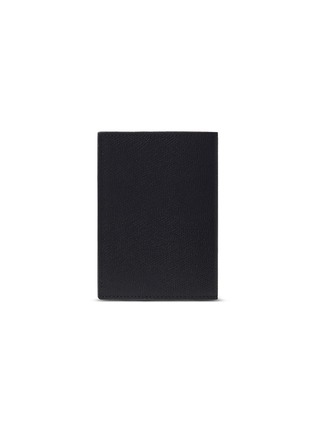 Main View - Click To Enlarge - VALEXTRA - Leather passport holder – Black