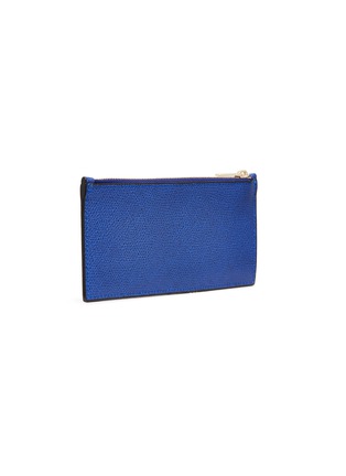 - VALEXTRA - Leather zip pocket card holder