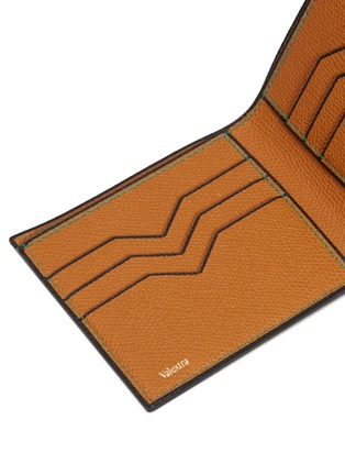 Detail View - Click To Enlarge - VALEXTRA - Leather bifold wallet – Havana