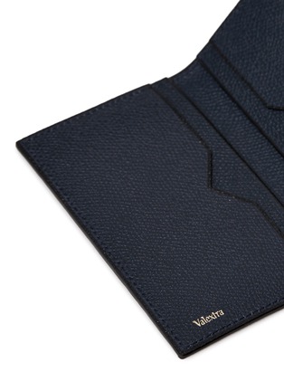 Detail View - Click To Enlarge - VALEXTRA - Leather business card holder – Dark Blue