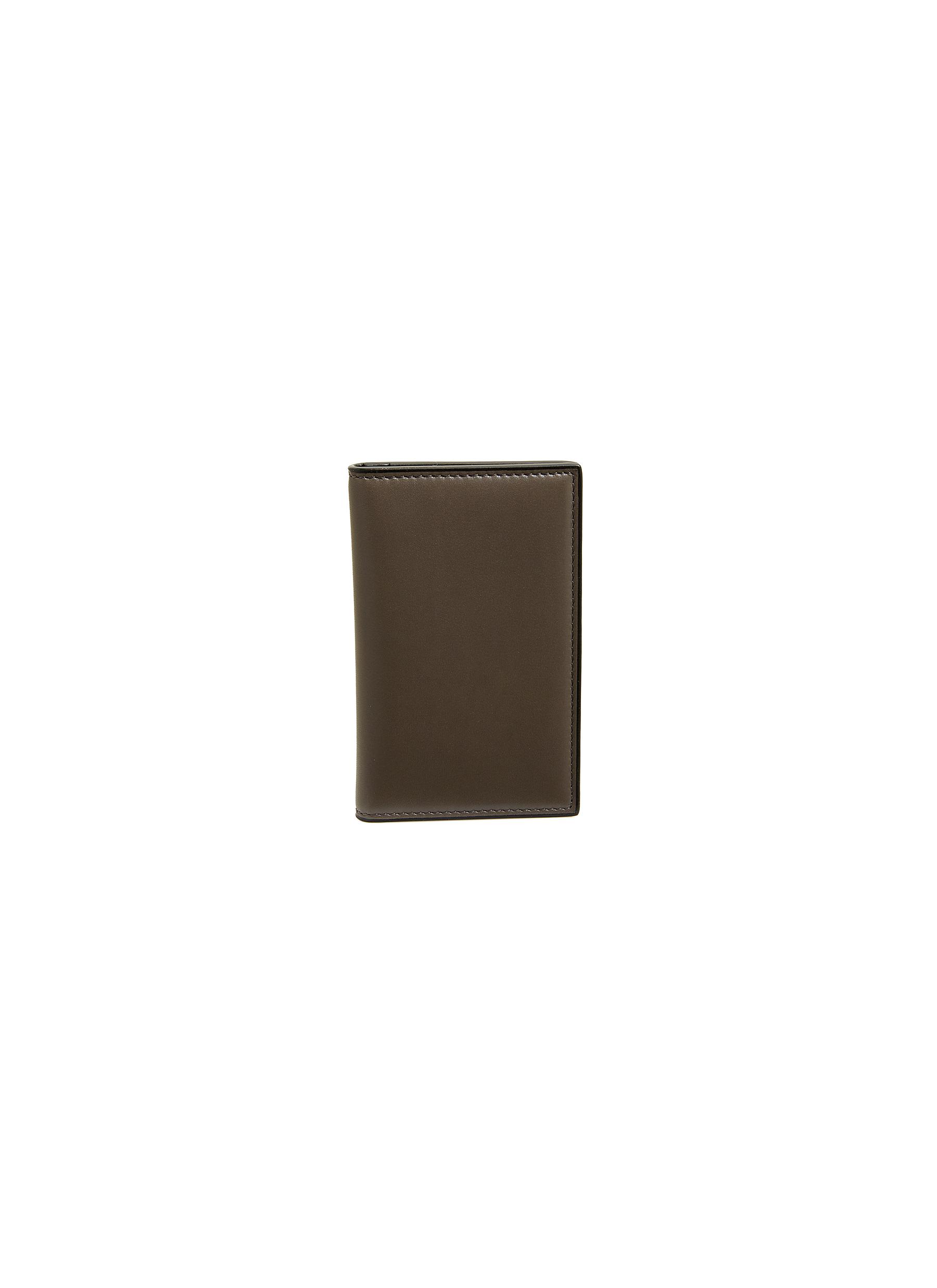 leather business card holder womens