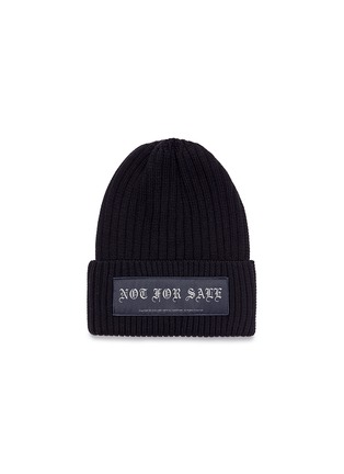 Main View - Click To Enlarge - SMFK - 'Not For Sale' patch beanie