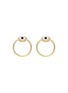 Main View - Click To Enlarge - RUIFIER - 'Orbit Infinity Iris' 18k yellow gold vermeil hoop earrings