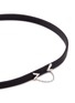 Detail View - Click To Enlarge - RUIFIER - 'Eye Delight' silver charm leather choker