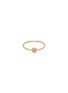 Main View - Click To Enlarge - RUIFIER - 'Orbit Infinity Dot' 18k yellow gold vermeil stackable ring