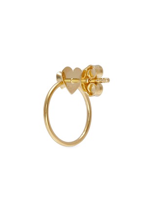 Detail View - Click To Enlarge - RUIFIER - 'Orbit Infinity Heart' 18k yellow gold vermeil hoop earrings