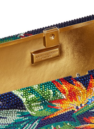 Detail View - Click To Enlarge - JUDITH LEIBER - 'Bird of Paradise' crystal pavé clutch