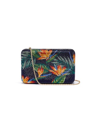 Main View - Click To Enlarge - JUDITH LEIBER - 'Bird of Paradise' crystal pavé clutch