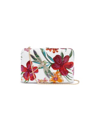 Main View - Click To Enlarge - JUDITH LEIBER - 'Hibiscus' crystal clutch