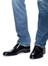 Figure View - Click To Enlarge - - - Calfskin leather Derbies