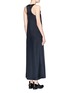 Back View - Click To Enlarge - HELMUT LANG - Satin twill tank dress