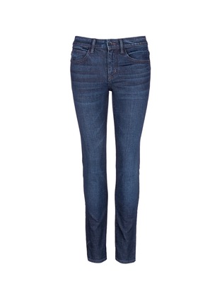Main View - Click To Enlarge - HELMUT LANG - 'Ankle Skinny' whiskered jeans