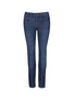 Main View - Click To Enlarge - HELMUT LANG - 'Ankle Skinny' whiskered jeans
