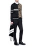 Figure View - Click To Enlarge - - - Slim fit twill pants