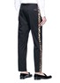Back View - Click To Enlarge - - - Leopard print outseam twill pants