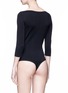 Back View - Click To Enlarge - ALAÏA - Stretch knit bodysuit