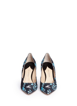 Front View - Click To Enlarge - PAUL ANDREW - 'Kimura' China Club Floral wavy pumps