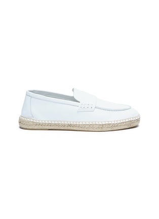 Main View - Click To Enlarge - VINCE - 'Daria' leather espadrille loafers