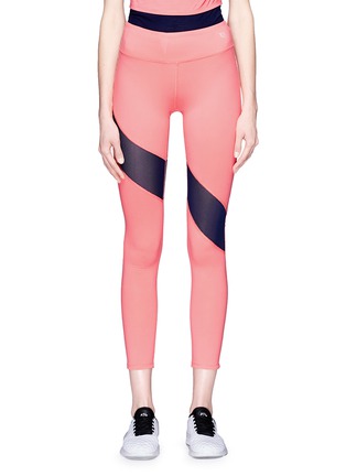 Main View - Click To Enlarge - ELEVEN BY VENUS WILLIAMS - 'Goddess Moxie' mesh panel performance leggings