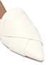 Detail View - Click To Enlarge - MERCEDES CASTILLO - 'Leive' basketweave leather slide sandals