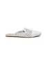 Main View - Click To Enlarge - SAM EDELMAN - 'Navya' open weave leather slippers