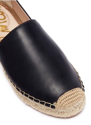 Detail View - Click To Enlarge - SAM EDELMAN - 'Khloe' leather espadrilles