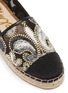 Detail View - Click To Enlarge - SAM EDELMAN - 'Krissy' paisley embroidered mesh espadrilles