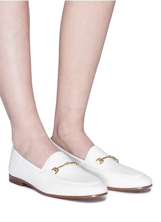 Figure View - Click To Enlarge - SAM EDELMAN - 'Loraine' horsebit leather step-in loafers
