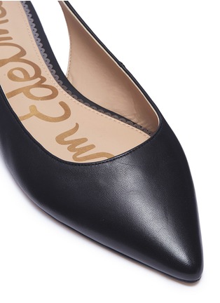 Detail View - Click To Enlarge - SAM EDELMAN - 'Raya' leather slingback flats