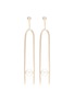 Main View - Click To Enlarge - MICHELLE CAMPBELL - 'Nielsen Claw' faux pearl fork drop earrings